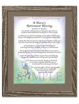 A Nurse's Retirement Blessing - Retirement Gift - PurpleWishingGate.com