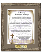A Nurse's Retirement Blessing - Retirement Gift - PurpleWishingGate.com