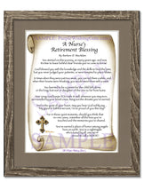 A Nurse's Retirement Blessing - Retirement Gift - PurpleWishingGate.com