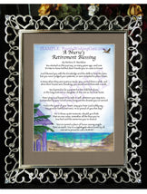 A Nurse's Retirement Blessing - Retirement Gift - PurpleWishingGate.com