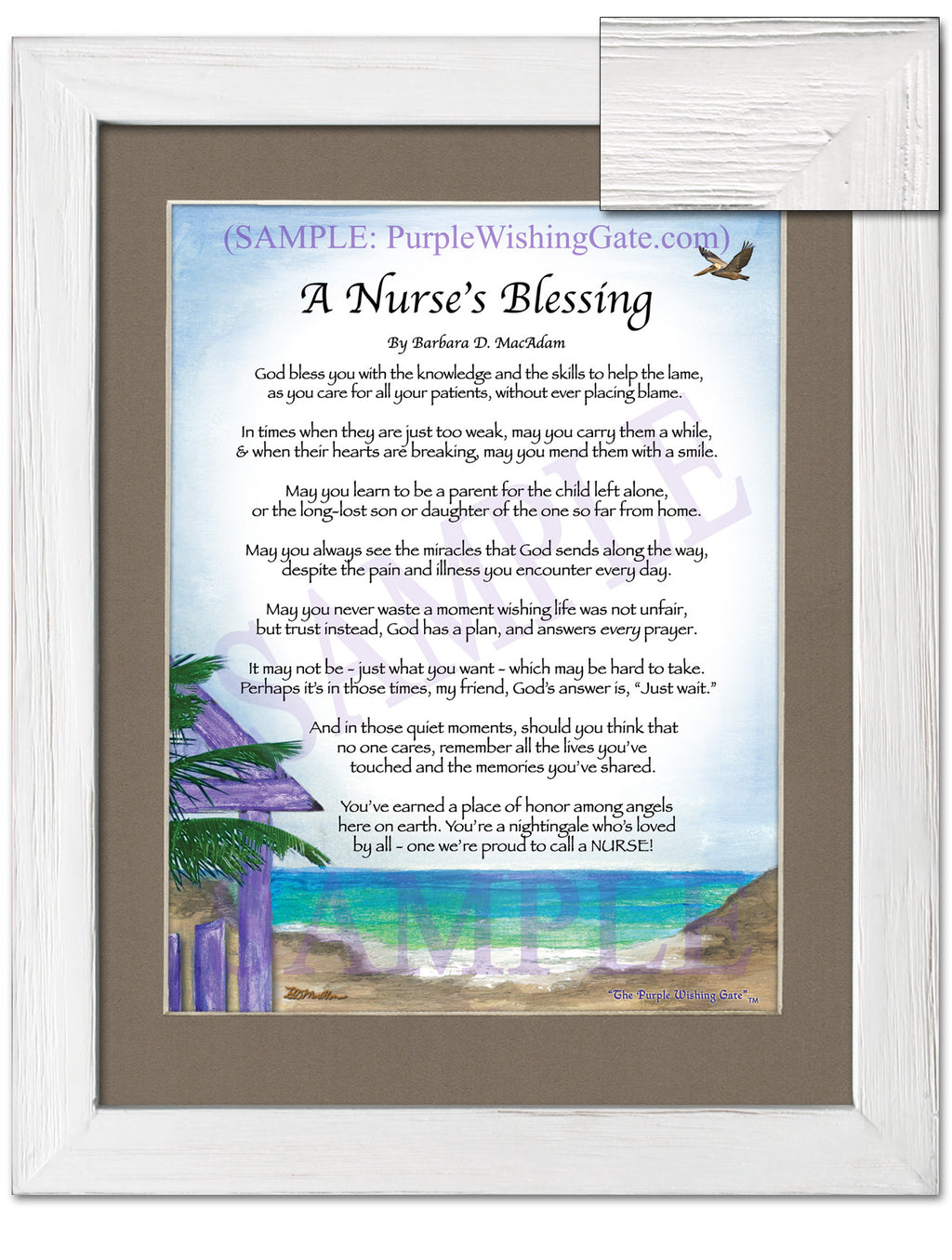 A Nurse's Blessing - Nurse's Gift - PurpleWishingGate.com