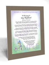 A Blessing for my Nephew! (child-adult) - Gifts for Nephew - PurpleWishingGate.com