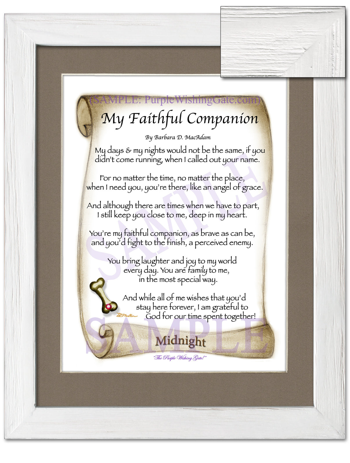 My Faithful Companion - Pet Blessing - PurpleWishingGate.com
