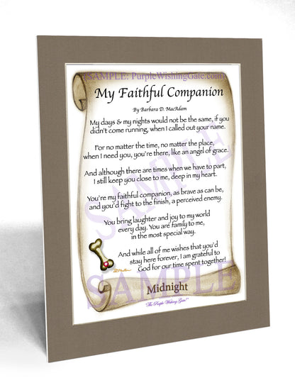 My Faithful Companion - Pet Blessing - PurpleWishingGate.com