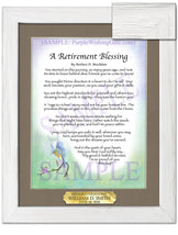 A Retirement Blessing - Retirement Gift - PurpleWishingGate.com