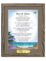 Rise and Shine - Encouragement Gift - PurpleWishingGate.com