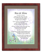 Rise and Shine - Encouragement Gift - PurpleWishingGate.com