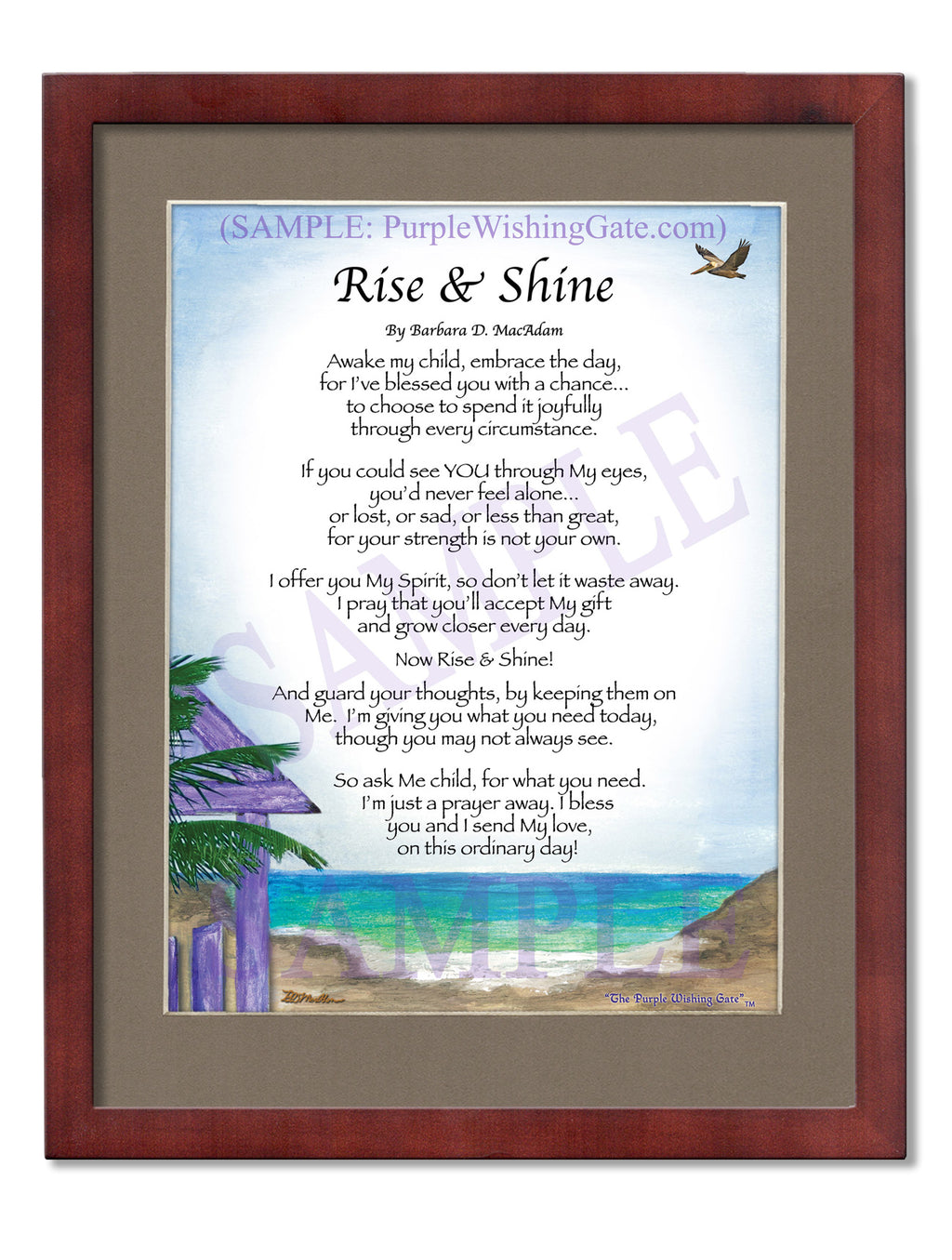 Rise and Shine: Paradise Cove / 8x10 / 8x10 Classic Walnut
