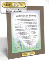 A Retirement Blessing - Retirement Gift - PurpleWishingGate.com