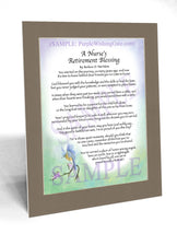 A Nurse's Retirement Blessing - Retirement Gift - PurpleWishingGate.com