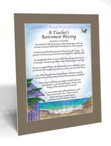 A Teacher's Retirement Blessing - Retirement Gift - PurpleWishingGate.com