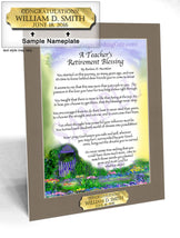 A Teacher's Retirement Blessing - Retirement Gift - PurpleWishingGate.com