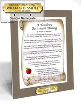 A Teacher's Retirement Blessing - Retirement Gift - PurpleWishingGate.com