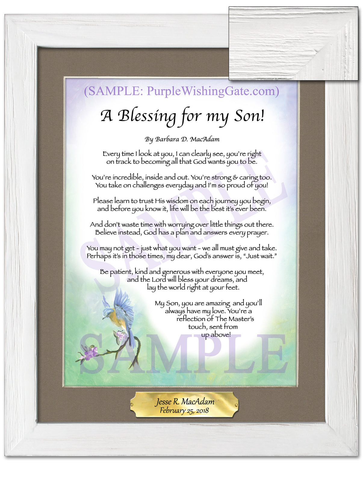 A Blessing for my Son! (child-adult) - Gifts for Son - PurpleWishingGate.com
