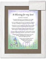 A Blessing for my Son! (child-adult) - Gifts for Son - PurpleWishingGate.com