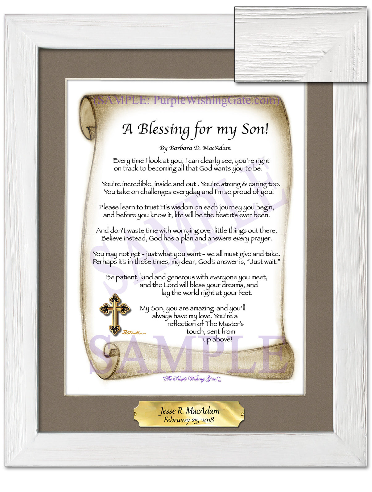 A Blessing for my Son! (child-adult) - Gifts for Son - PurpleWishingGate.com
