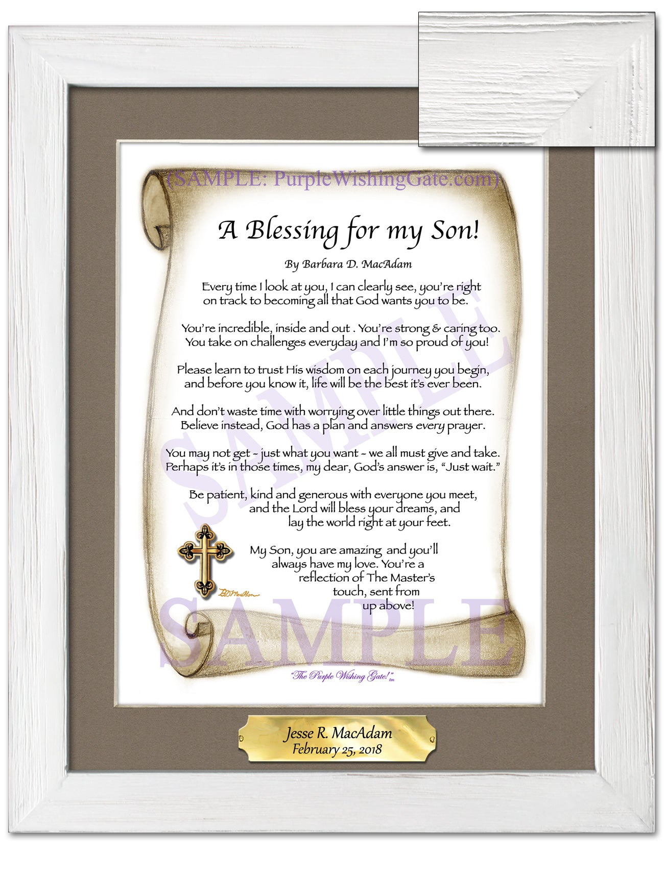 A Blessing for my Son! (child-adult) - Gifts for Son - PurpleWishingGate.com