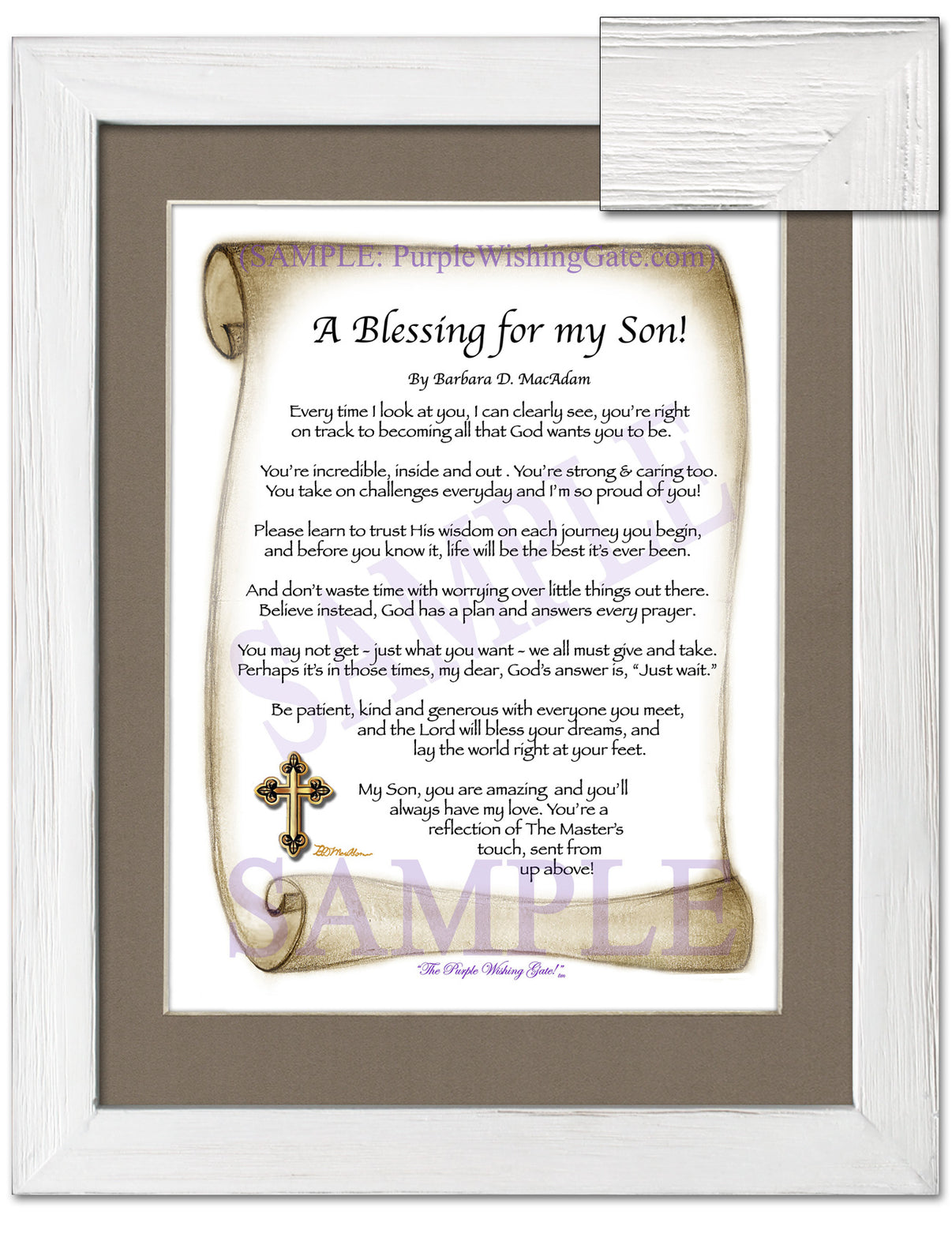 A Blessing for my Son! (child-adult) - Gifts for Son - PurpleWishingGate.com