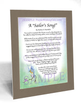 A Sailor's Song! - Military Gift - PurpleWishingGate.com