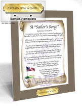 A Sailor's Song! - Military Gift - PurpleWishingGate.com