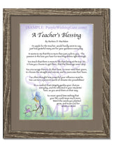A Teacher's Blessing - Teacher's Gift - PurpleWishingGate.com