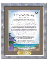A Teacher's Blessing - Teacher's Gift - PurpleWishingGate.com