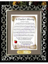 A Teacher's Blessing - Teacher's Gift - PurpleWishingGate.com