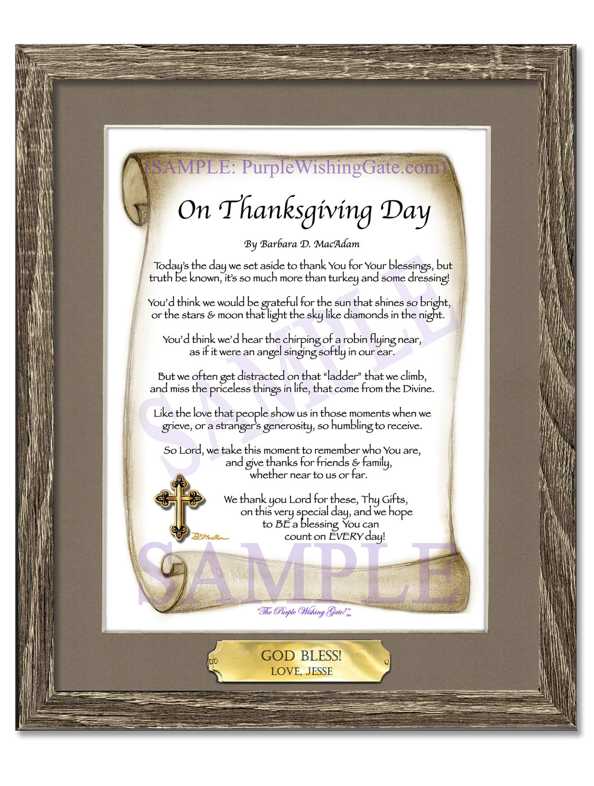 On Thanksgiving Day - Thanksgiving Gift - PurpleWishingGate.com