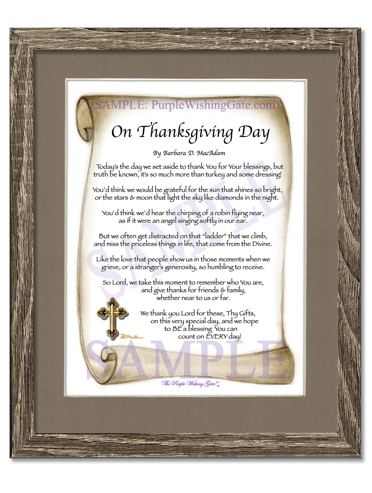 On Thanksgiving Day - Thanksgiving Gift - PurpleWishingGate.com