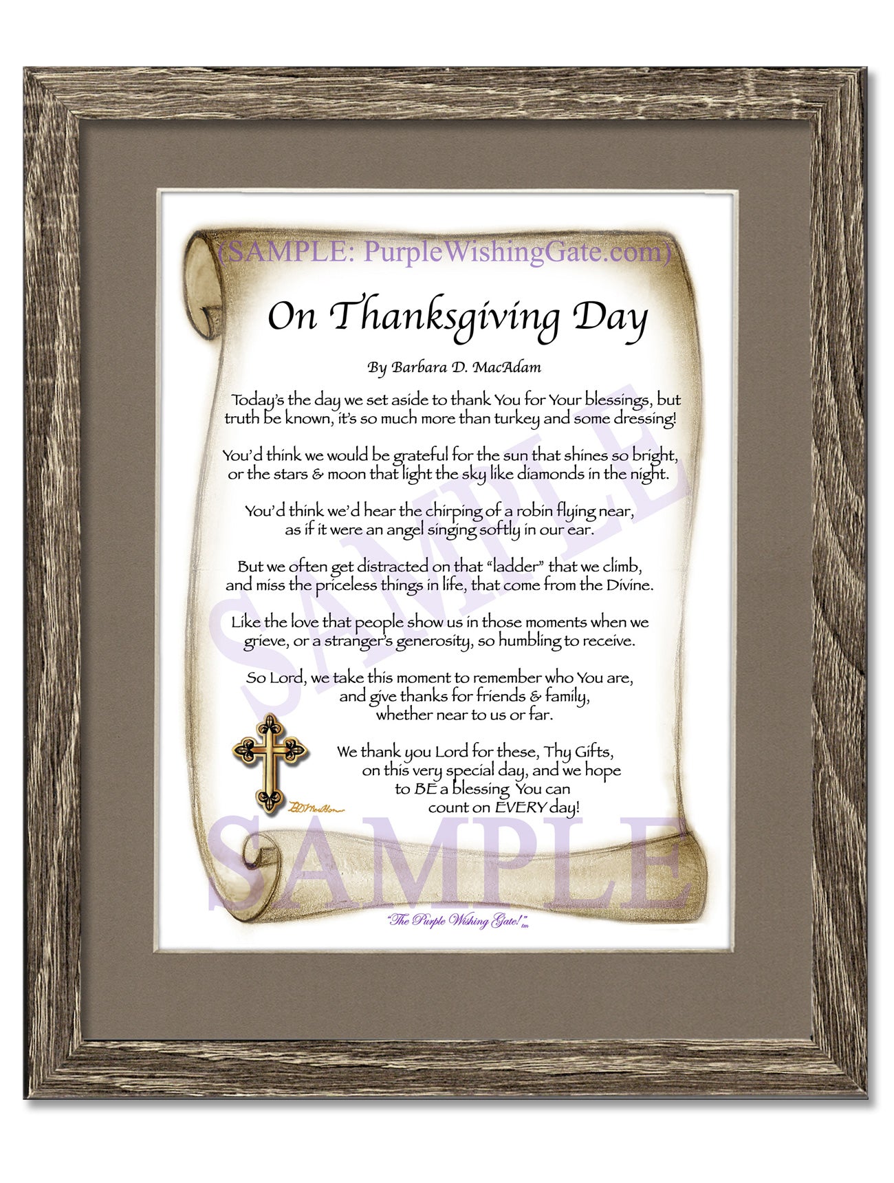 On Thanksgiving Day - Thanksgiving Gift - PurpleWishingGate.com