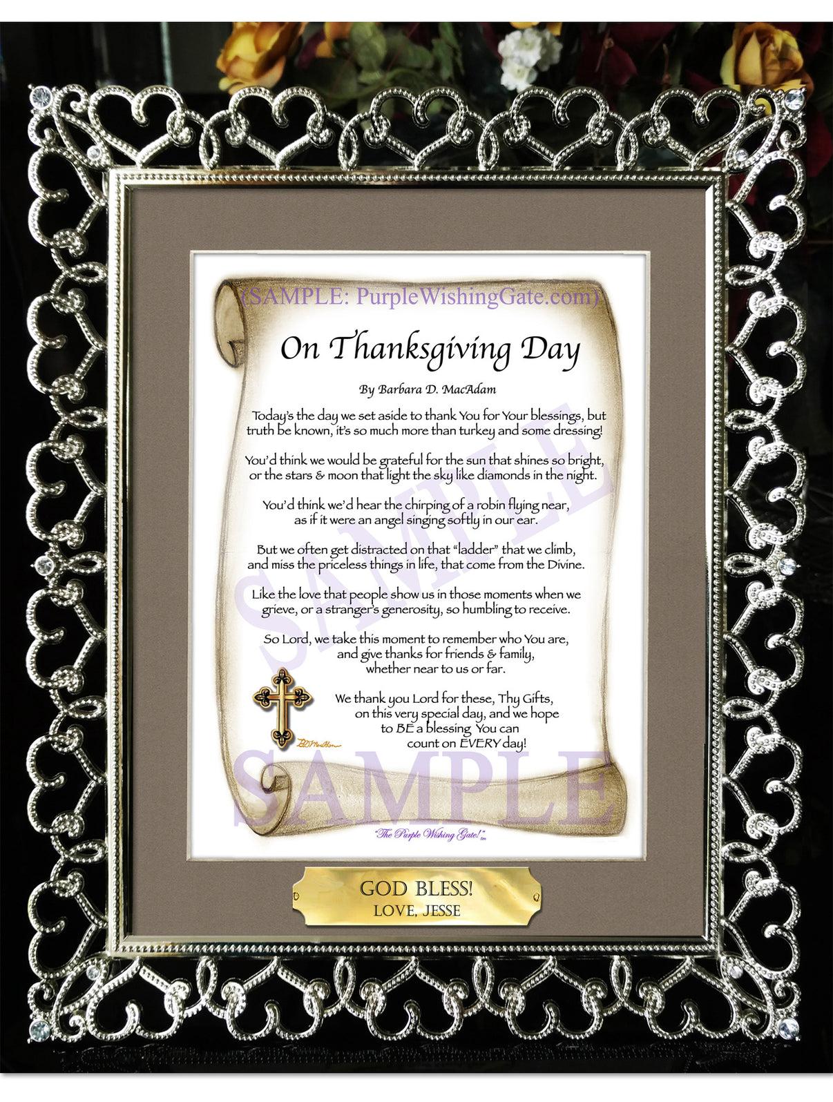 On Thanksgiving Day - Thanksgiving Gift - PurpleWishingGate.com