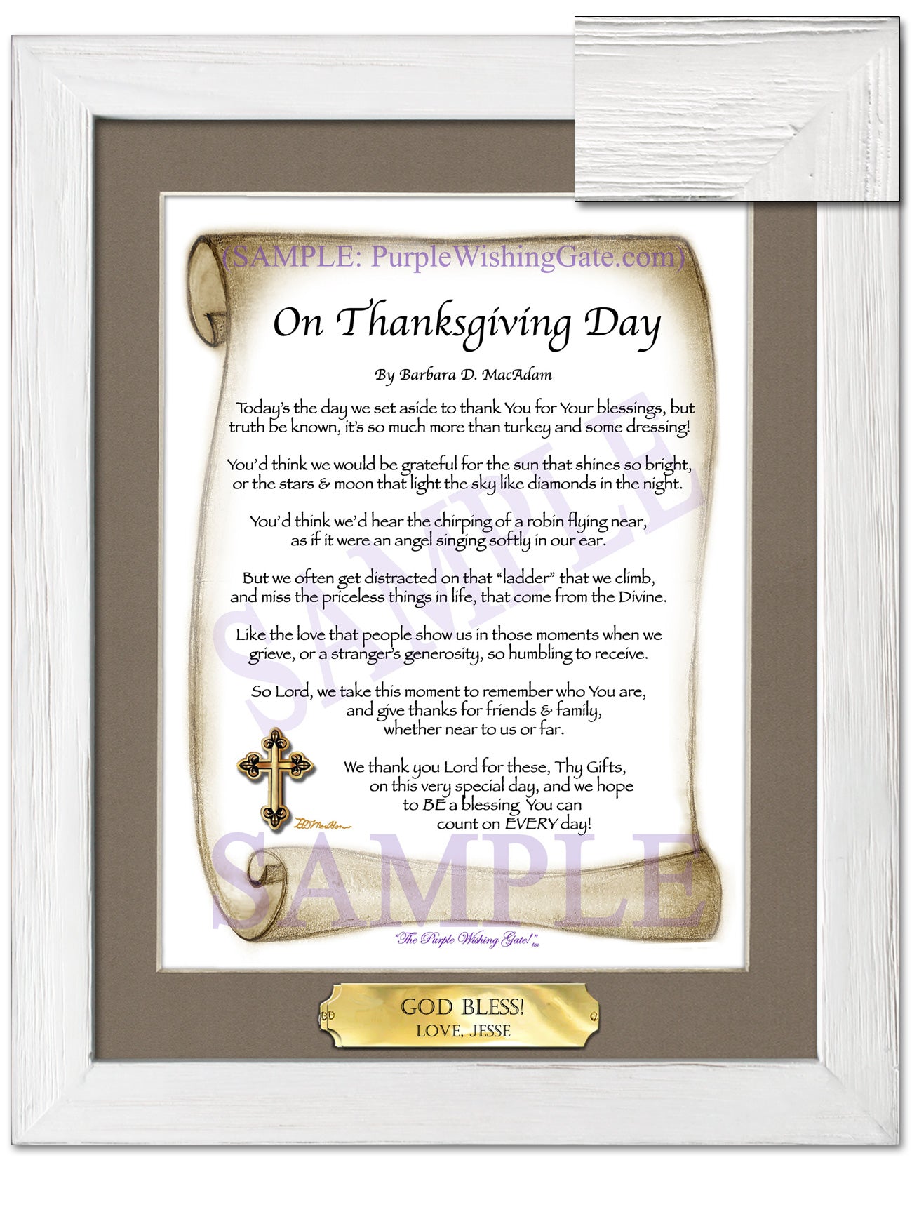 On Thanksgiving Day - Thanksgiving Gift - PurpleWishingGate.com