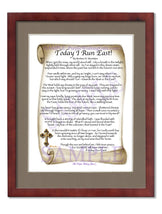 Today I Run East! (Prayer of Hope) - Encouragement Gift - PurpleWishingGate.com