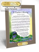 A Teacher's Blessing - Teacher's Gift - PurpleWishingGate.com