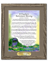 A Teacher's Retirement Blessing