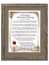 A Teacher's Retirement Blessing