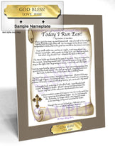 Today I Run East! (Prayer of Hope) - Encouragement Gift - PurpleWishingGate.com