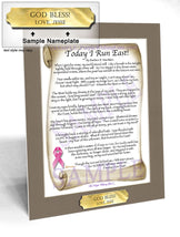 Today I Run East! (Prayer of Hope) - Encouragement Gift - PurpleWishingGate.com