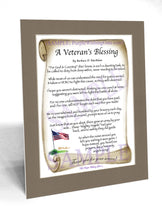 A Veteran's Blessing - Military Gift - PurpleWishingGate.com