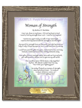 Woman of Strength - Sister-Women Gift - PurpleWishingGate.com