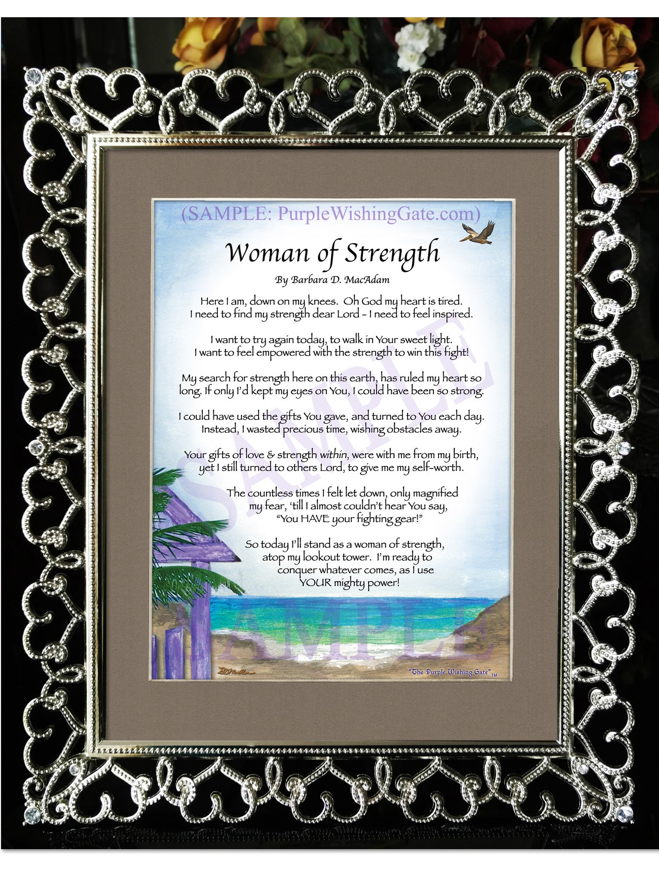 Woman of Strength - Sister-Women Gift - PurpleWishingGate.com
