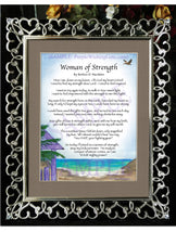 Woman of Strength - Sister-Women Gift - PurpleWishingGate.com