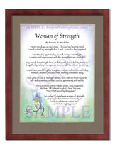 Woman of Strength - Sister-Women Gift - PurpleWishingGate.com