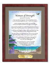 Woman of Strength - Sister-Women Gift - PurpleWishingGate.com