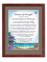 Woman of Strength - Sister-Women Gift - PurpleWishingGate.com