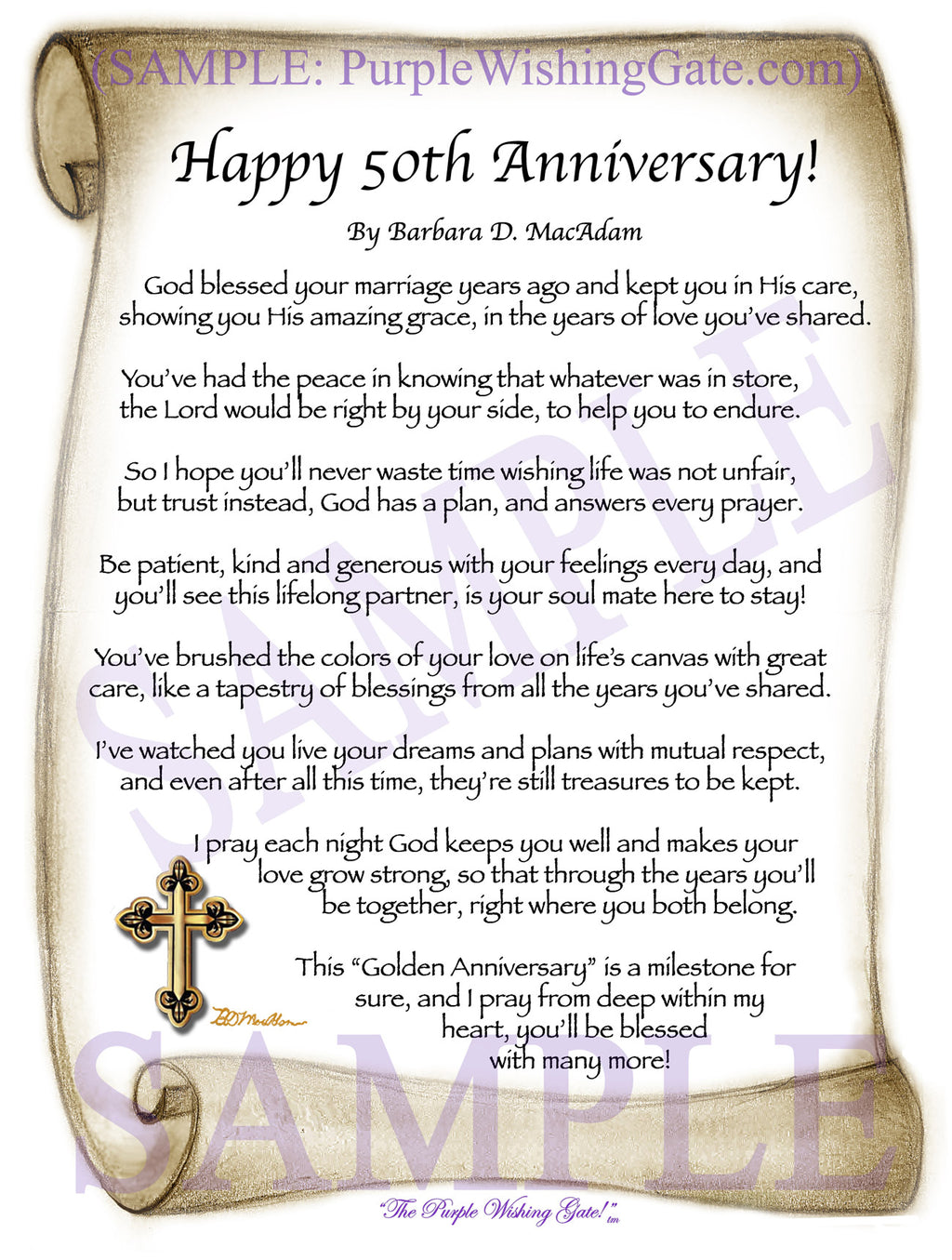 Happy 50th Anniversary: Sepia Scroll
