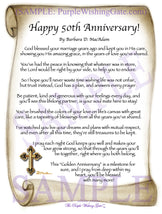 Happy 50th Anniversary! - Anniversary Gift - PurpleWishingGate.com