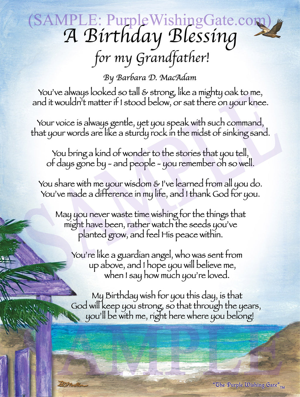 A Birthday Blessing for my Grandfather: Paradise Cove
