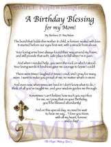 A Birthday Blessing for my Mom! - Birthday Gift - PurpleWishingGate.com