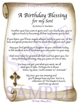 A Birthday Blessing for my Son! - Birthday Gift - PurpleWishingGate.com